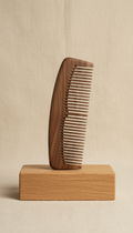 Oak Beard Comb With Vintage Box